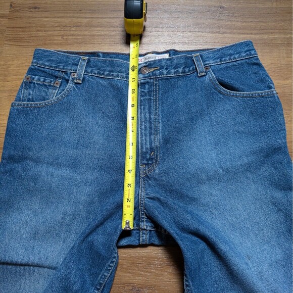 Levi Strauss Signature Relaxed Fit Jeans Womens SZ 17? (36x26) Medium Wash - Picture 12 of 12
